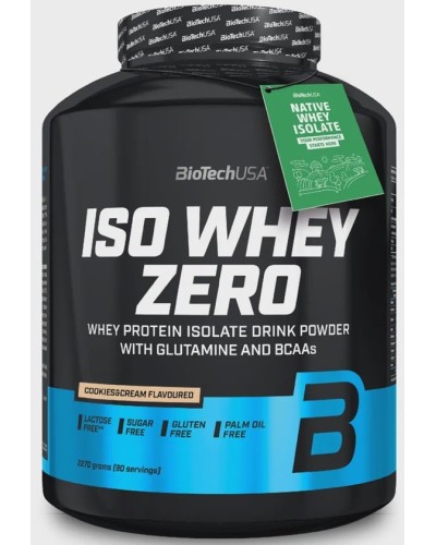 Protein BioTechUSA Iso Zero Cookies-Cream, 2270 q