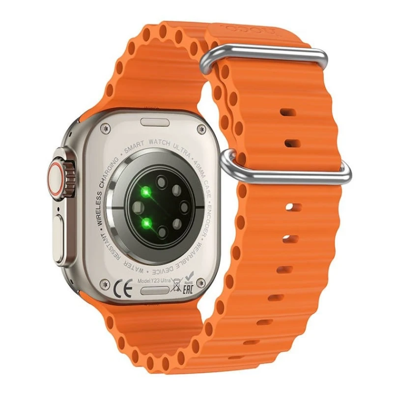 Смарт часы Hoco Watch Y23 Ultra Silver/Orange