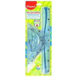 Набор линеек Maped Flex, 4 предмета, пластик, прозрачный