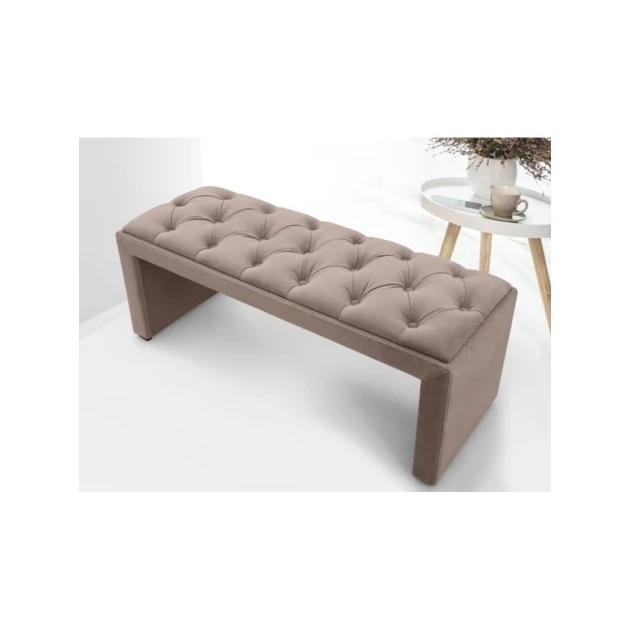 Скамейка 20, ткань, розовый, 40x35x80 см Скамейка 20, ткань, розовый, 40x35x80 см