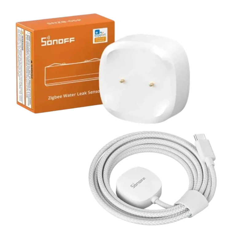 Датчик протечки воды Sonoff Zigbee SNZB-05P Датчик протечки воды Sonoff Zigbee SNZB-05P