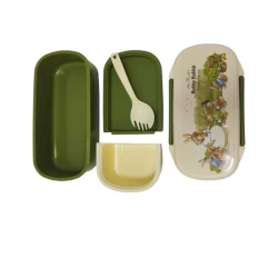 Ланч-бокс Bobby Rabbit, 18x10x6 см, зеленый