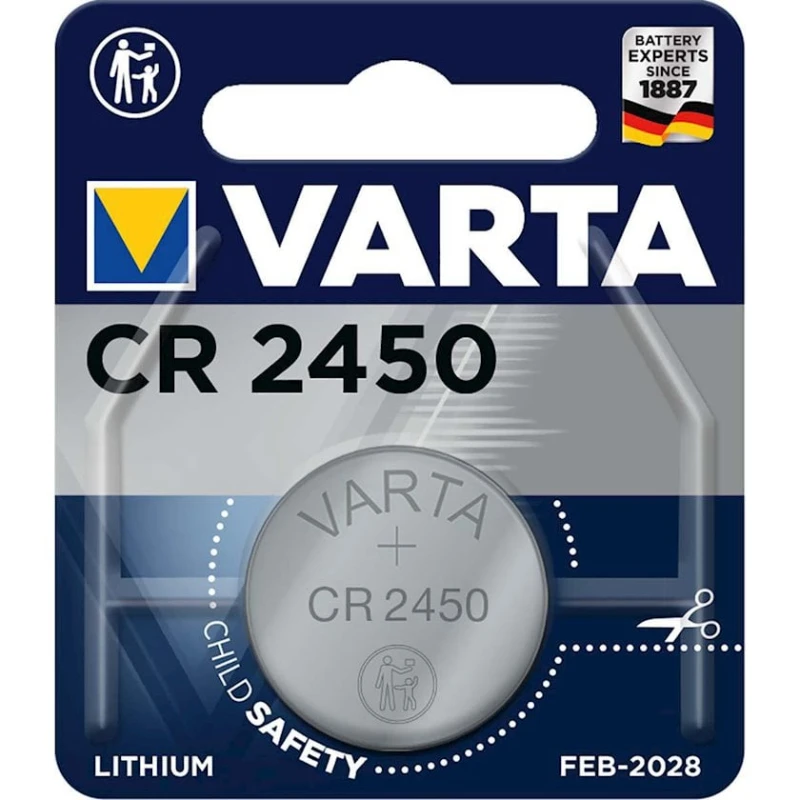 Батарейка Varta Electronics CR 2450 B2 Батарейка Varta Electronics CR 2450 B2