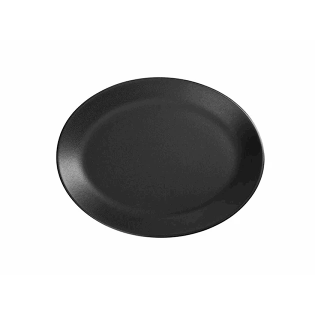 Тарелка Porland Seasons, фарфор, черная, 18 см