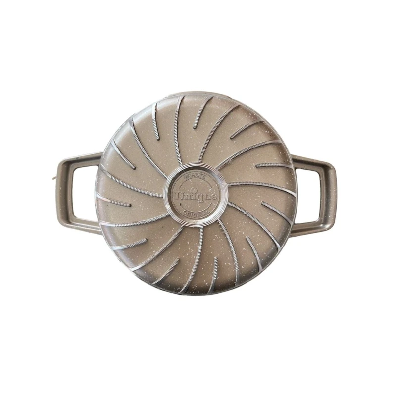 Набор посуды для готовки Unique: 4 шт кастрюли 20/24/28/32 см, 1 шт сковорода 28 см, бежевый Набор посуды для готовки Unique: 4 шт кастрюли 20/24/28/32 см, 1 шт сковорода 28 см, бежевый