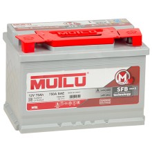 Avtomobil akkumulyatoru Mutlu 75Ah 12V L3.75.072.A