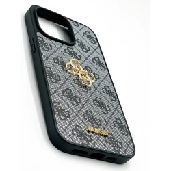 Чехол Guess для Apple iPhone 15 Pro, черный/серый