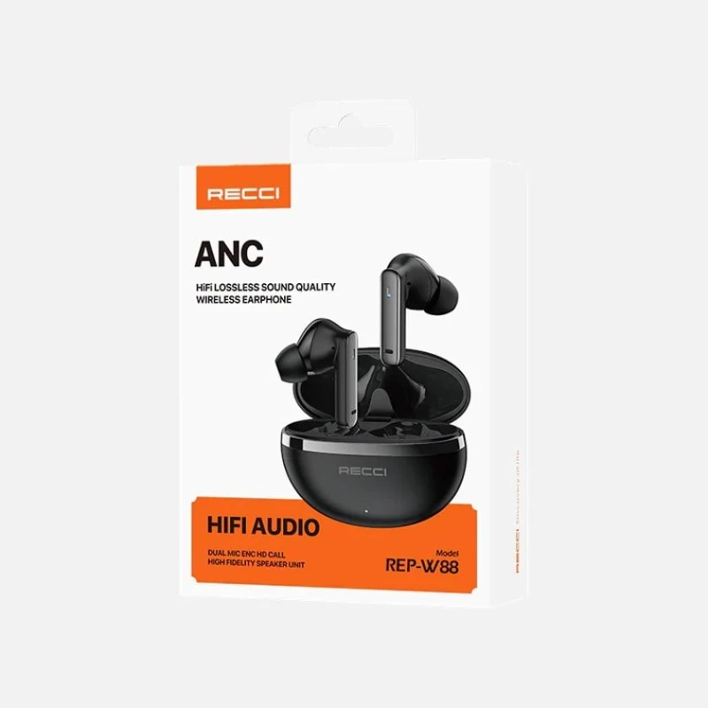Наушники RECCI REP-W88 ANC Noise Cancelling Bluetooth Headphones
