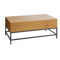 Журнальный стол JYSK Aabenraa, 60х110 см, коричневый Журнальный стол JYSK Aabenraa, 60х110 см, коричневый