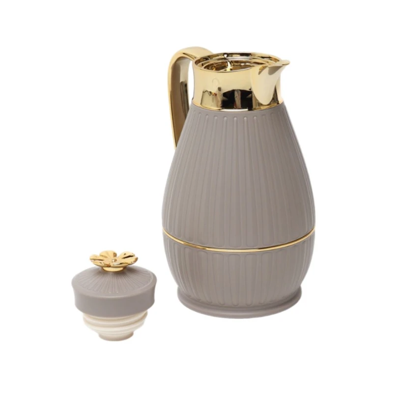 Термокувшин Feenik, 1000 мл, серый/золотистый