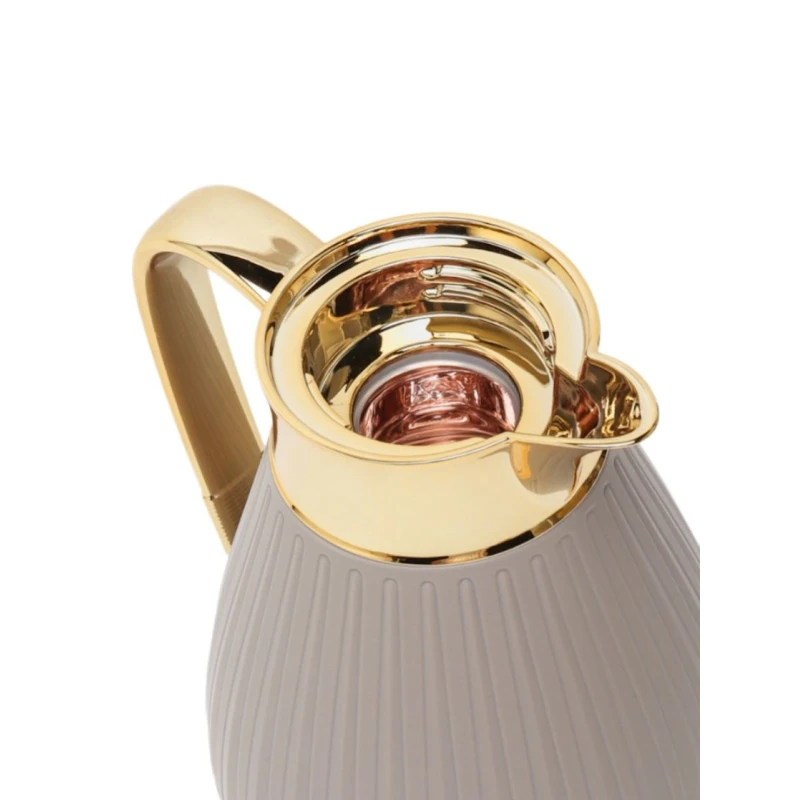 Термокувшин Feenik, 1000 мл, серый/золотистый