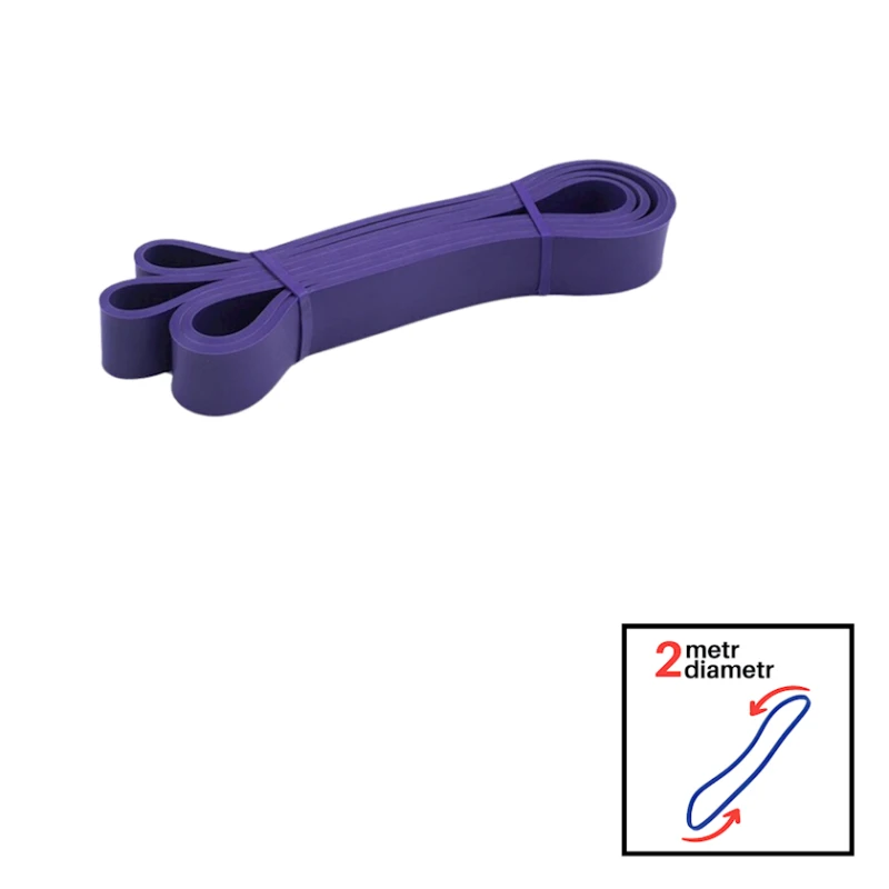 Эластичная лента для турника Gymnic 202022000097, 3 см x 2 м, фиолетовый Эластичная лента для турника Gymnic 202022000097, 3 см x 2 м, фиолетовый