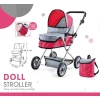 Коляска для кукол M5124, pозовая