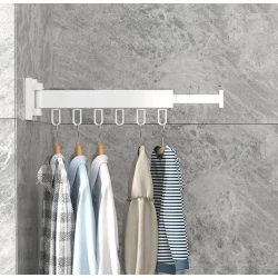 Складной держатель для вешалок aski_54, белый, 128 см Складной держатель для вешалок aski_54, белый, 128 см