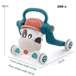 Музыкальная детская коляска 206-Z azr5671 6-14 месяцев синяя/оранжевая/белая Музыкальная детская коляска 206-Z azr5671 6-14 месяцев синяя/оранжевая/белая