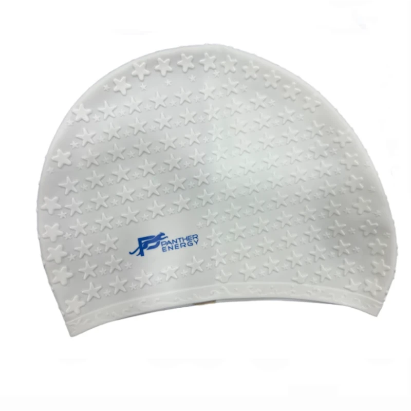 Шапочка для плавания Panther Energy WS0523, белая