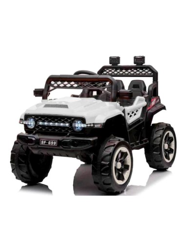Uşaq elektrik avtomobili 699-С1 4X4 Ağ