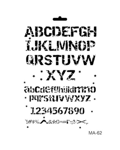Трафарет Cadence Mix Media MA Stencil MA Serie 62, 21х29 см
