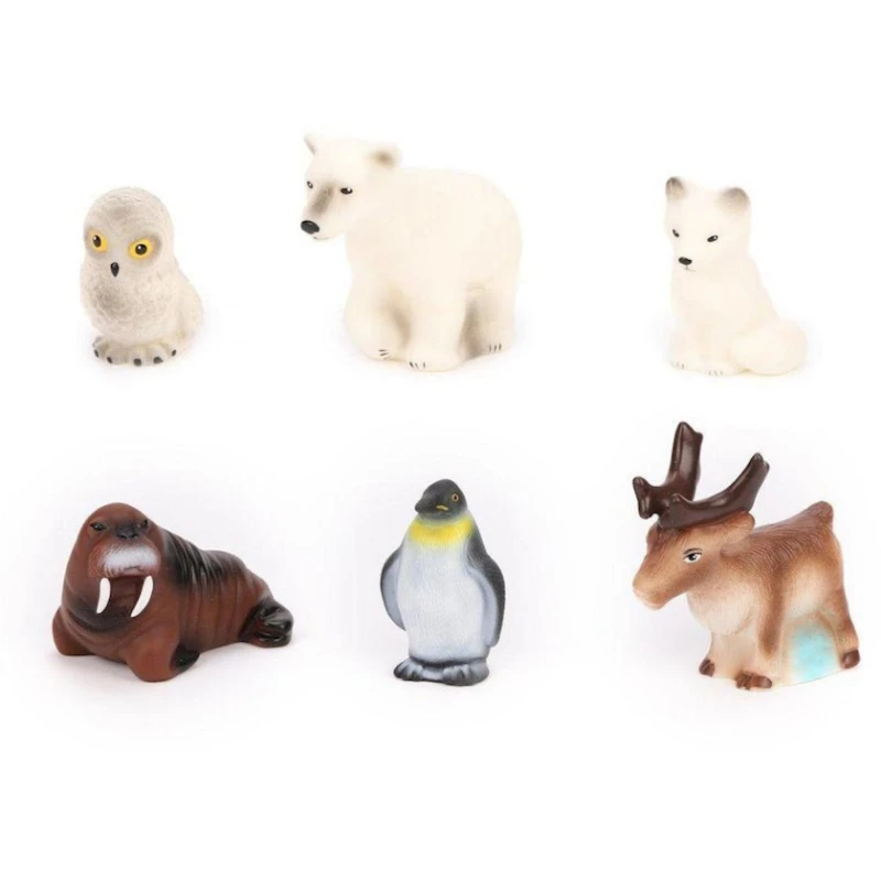 Набор фигурок Весна Животные Арктики и Антарктики, пластизоль, 3+ лет