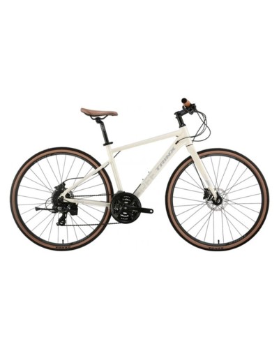 Hibrid velosipedi Trinx FREE 2.0, alüminium çərçivə, bej