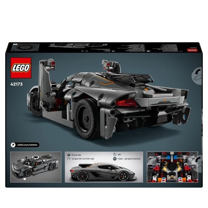 Конструктор LEGO Technic Koenigsegg Jesko Absolut 42173, 801 деталь, от 10 лет