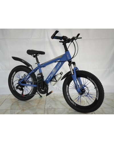 Uşaq velosipedi 20(8-11 yaş), qırmızı/qara, əlavə elementlər: su qabı, duraliminium pedal - BB-652