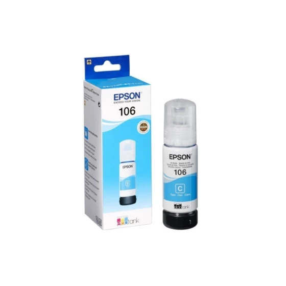 Контейнер с чернилами Epson EcoTank Cyan Ink Bottle (C13T03V24A)