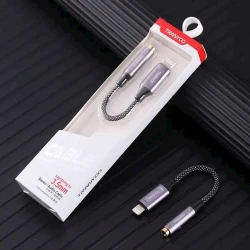 Переходник Tranyoo E9 Lighthing to 3.5 мм Gray