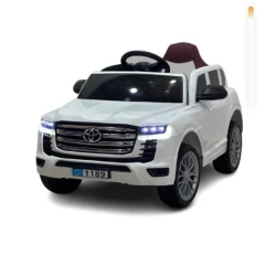 Uşaq elektrik avtomobili Land Cruiser 2 yaş üzəri ağ