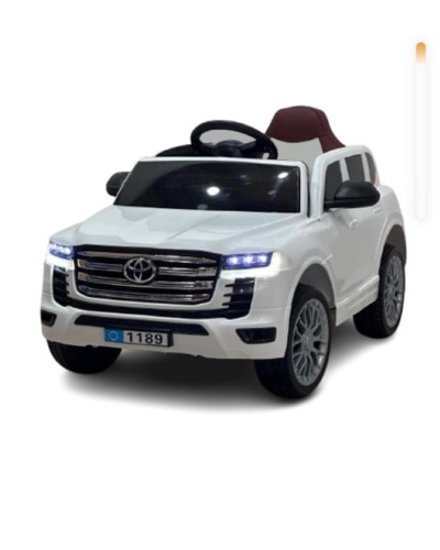 Uşaq elektrik avtomobili Land Cruiser 2 yaş üzəri ağ