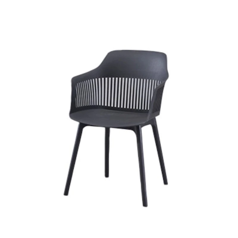 Стул 5556000001899, пластиковый, 80х56х57 см, черный