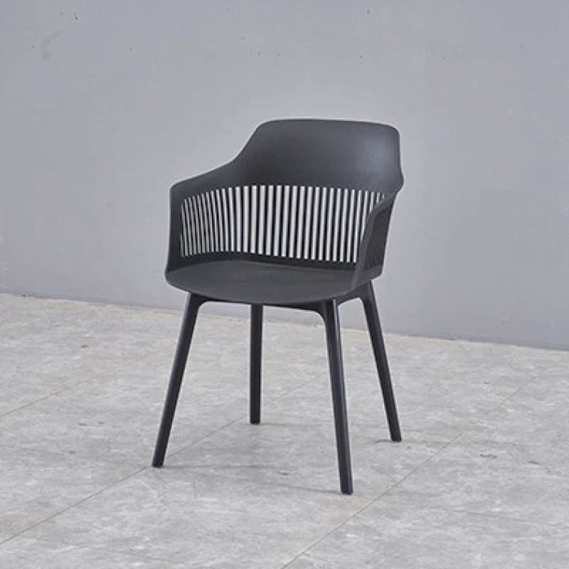 Стул 5556000001899, пластиковый, 80х56х57 см, черный