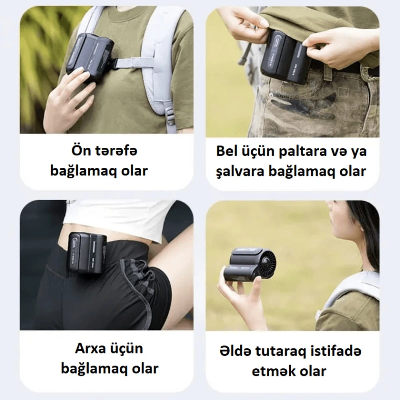 Bel üçün ventilyator Bel üçün ventilyator