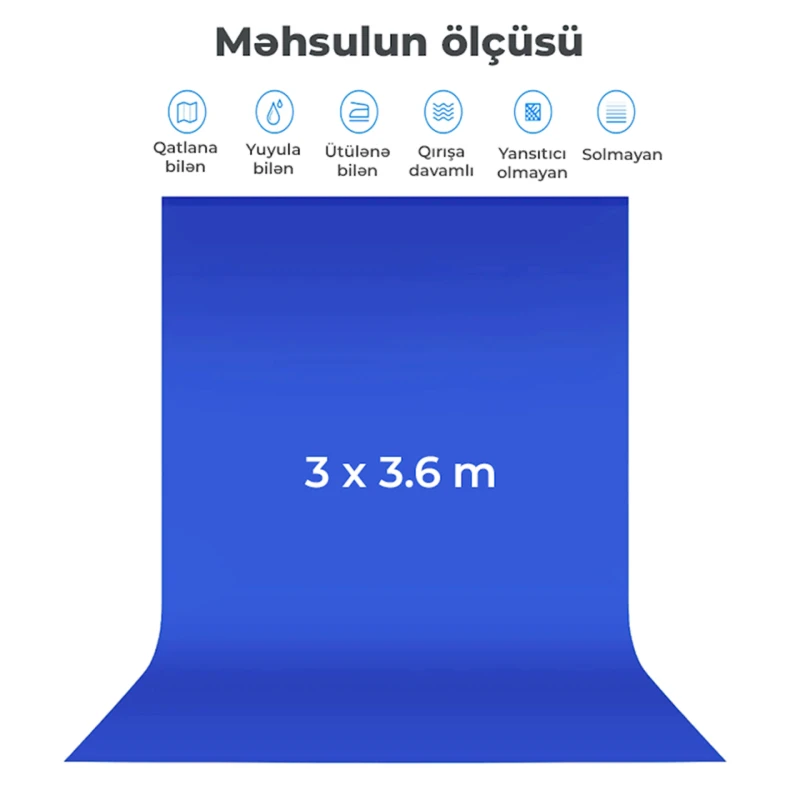 Черный фон Neewer NW-BL3X36, 3x3.6 м Черный фон Neewer NW-BL3X36, 3x3.6 м