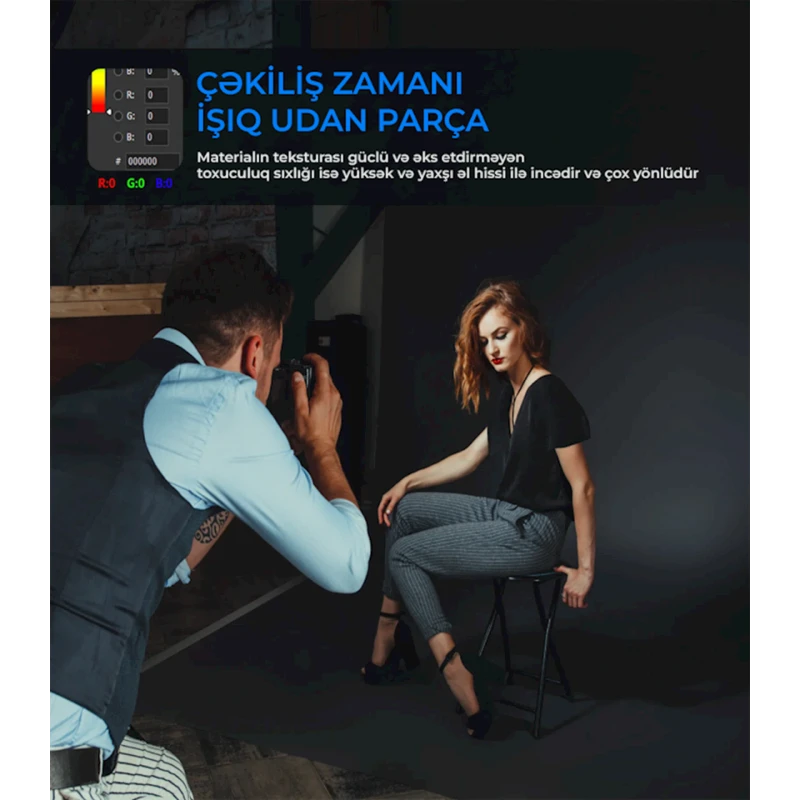 Черный фон Neewer NW-BL3X36, 3x3.6 м Черный фон Neewer NW-BL3X36, 3x3.6 м