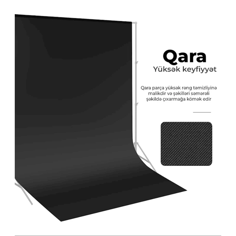 Черный фон Neewer NW-BL3X36, 3x3.6 м Черный фон Neewer NW-BL3X36, 3x3.6 м