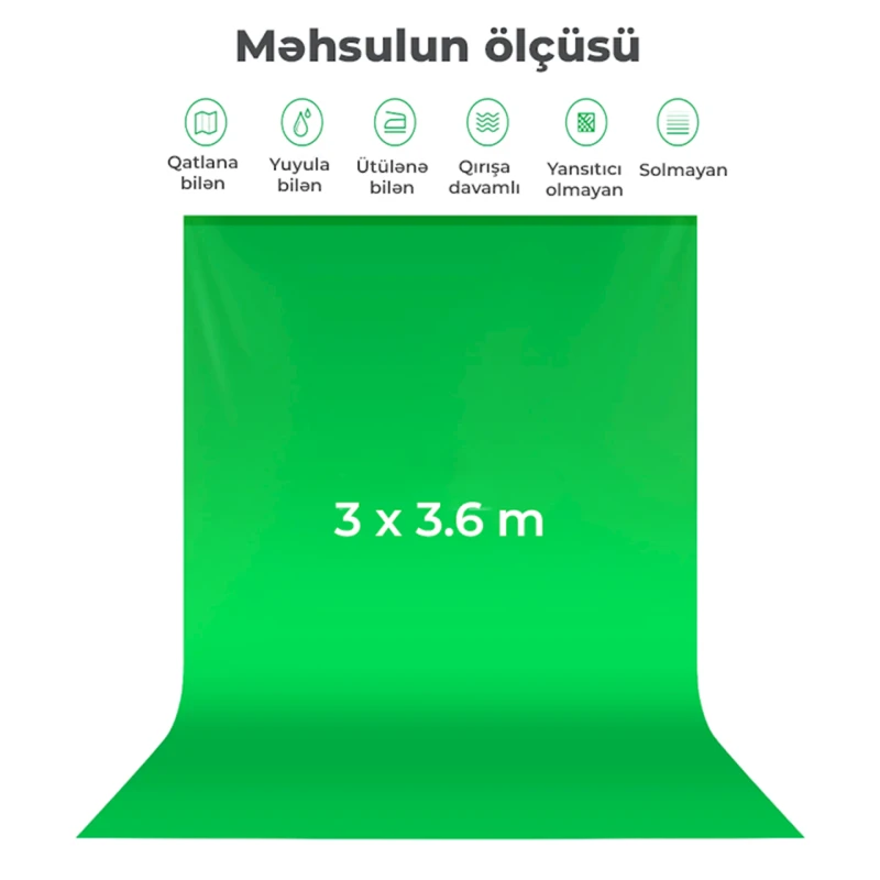 Черный фон Neewer NW-BL3X36, 3x3.6 м Черный фон Neewer NW-BL3X36, 3x3.6 м