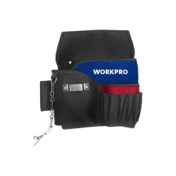Сумка-пояс Workpro WP281015, черный/синий/красный