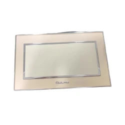 Выключатель одинарный Aulmo, большой, золотистый