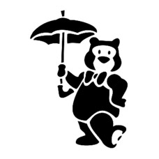 Трафарет Cadence Template O Serie 17 Bear, 10х15 см