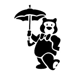 Трафарет Cadence Template O Serie 17 Bear, 10х15 см