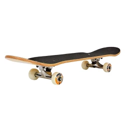 Скейтборд MT2801, ПВХ колеса, унисекс, черный/желтый Скейтборд MT2801, ПВХ колеса, унисекс, черный/желтый