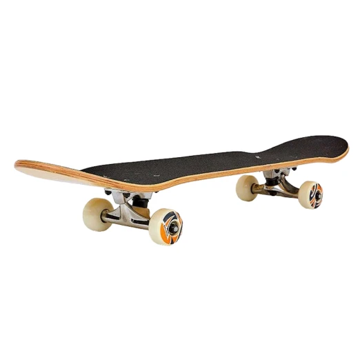 Скейтборд MT2801, ПВХ колеса, унисекс, черный/желтый