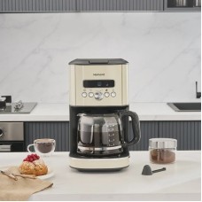 Qəhvə hazırlayan Homend Vintage Coffeebreak 5027, krem, paslanmaz polad, 37,1x20,12x22,44 sm, 1035 watt, su tutumu 1.8 lt + dəmlik 1.8 lt - 205.03.1014937