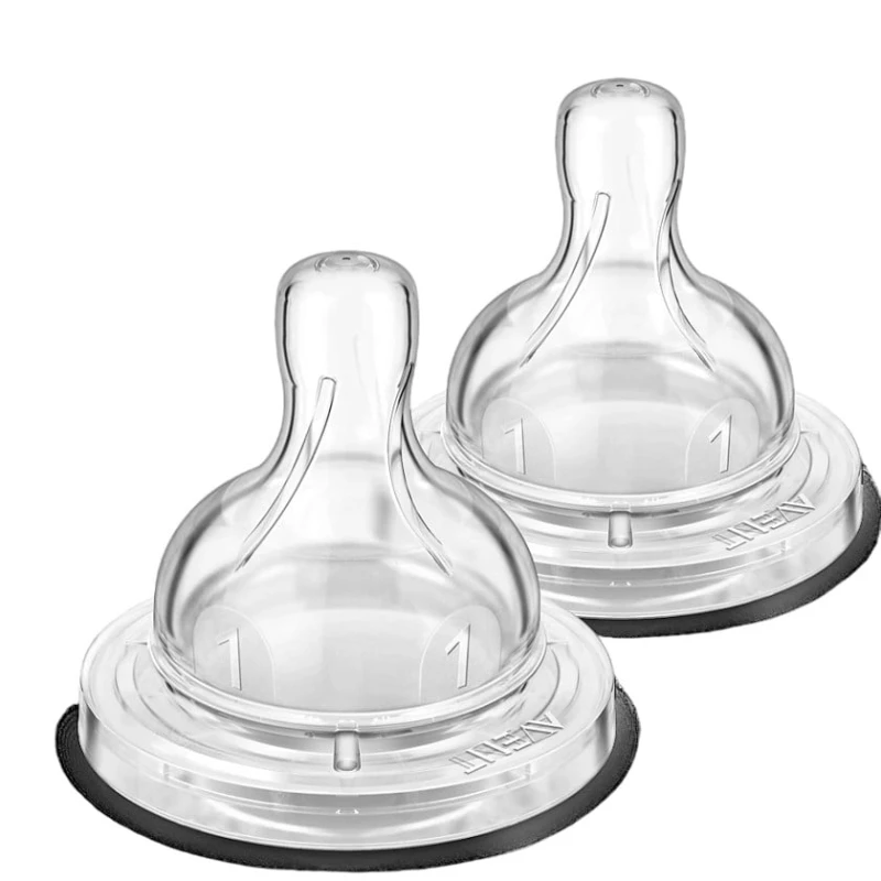 Насадки соски для бутылочек Philips AVENT Anti-colic SCY761/02, силикон, прозрачные, 0+ мес, 2 шт Насадки соски для бутылочек Philips AVENT Anti-colic SCY761/02, силикон, прозрачные, 0+ мес, 2 шт