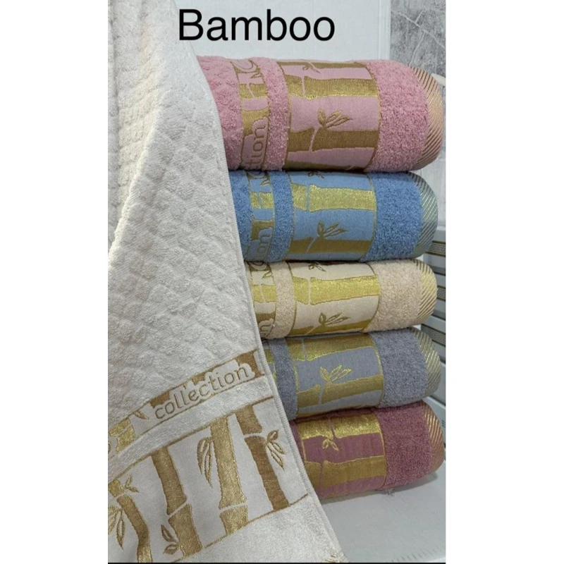 Набор полотенец для рук и лица Bamboo SHA-00001568, 70х140 см, 6 шт Набор полотенец для рук и лица Bamboo SHA-00001568, 70х140 см, 6 шт