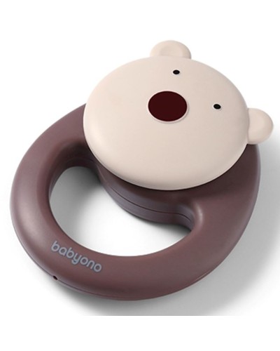 Cığcığa Babyono Bear Rattle, qəhvəyi