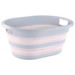 Корзина для белья Hobby Life Magic 81066, 18 л, серая/розовая Корзина для белья Hobby Life Magic 81066, 18 л, серая/розовая