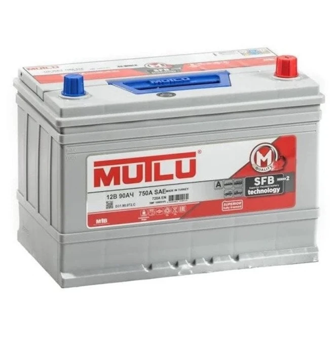Автомобильный аккумулятор Mutlu 12 V 90AH D31.90.072.C Автомобильный аккумулятор Mutlu 12 V 90AH D31.90.072.C