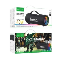 HOCO. HA10 Беспроводной уличный динамик 40 Вт с поддержкой TF, USB, AUX - черный